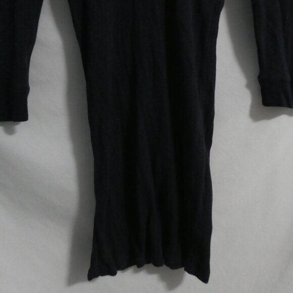 LEVI'S - San Francisco | medium | Navy Long Sleeve Ribbed Mini Dress | Lace Neck - Picture 8 of 14